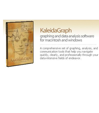 KaleidaGraph 科學繪圖分析軟體