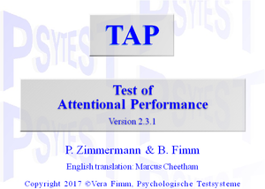 TAP 2.3.1 專注力表現測驗軟體