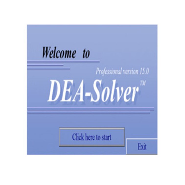 DEA-Solver Pro 16 資料包絡分析軟體