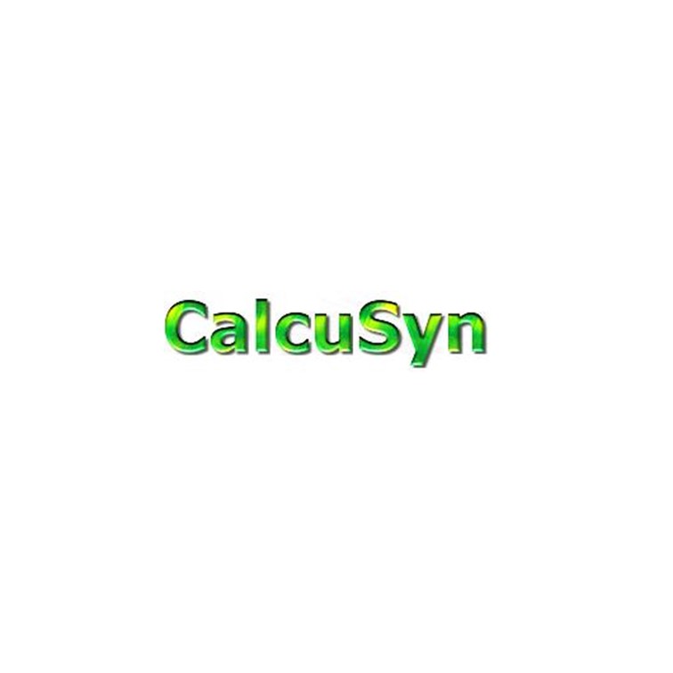 CalcuSyn v2 劑量效應分析軟體